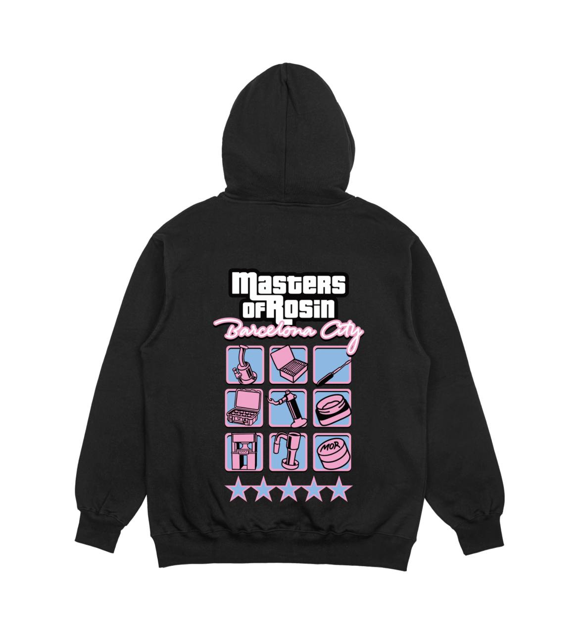 MASTERS OF ROSIN 2025 BCN EDITION - ZIP UP HOODIE 'GTA'