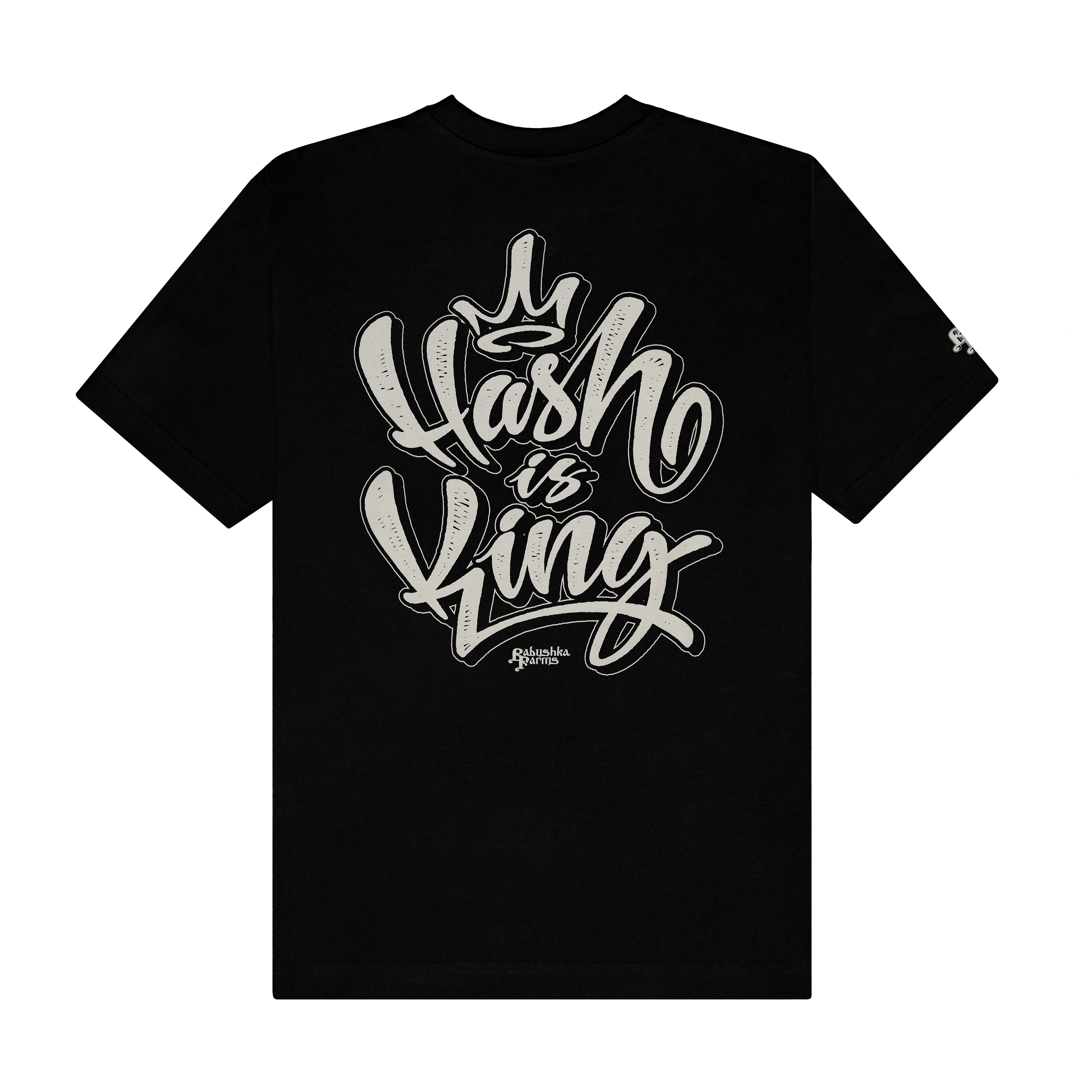 HASH IS KING T-SHIRT BLACK