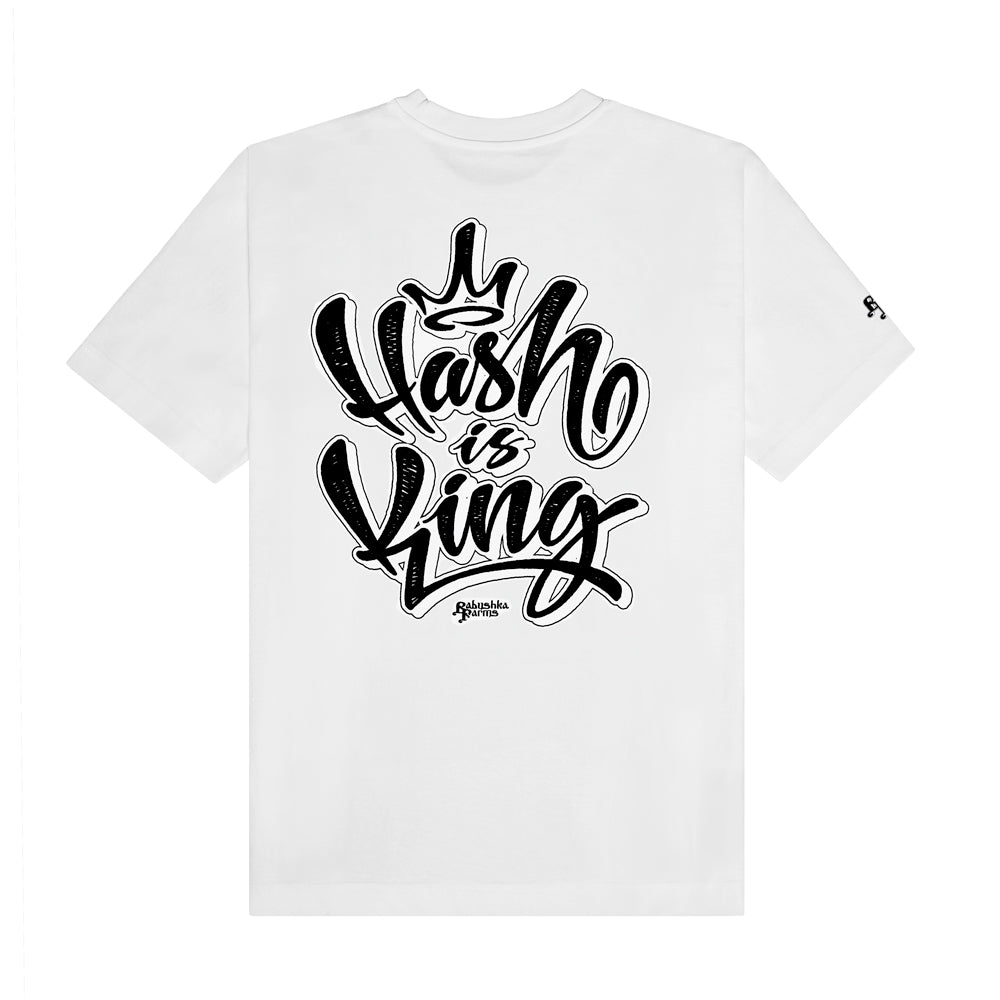 HASH IS KING T-SHIRT WHITE