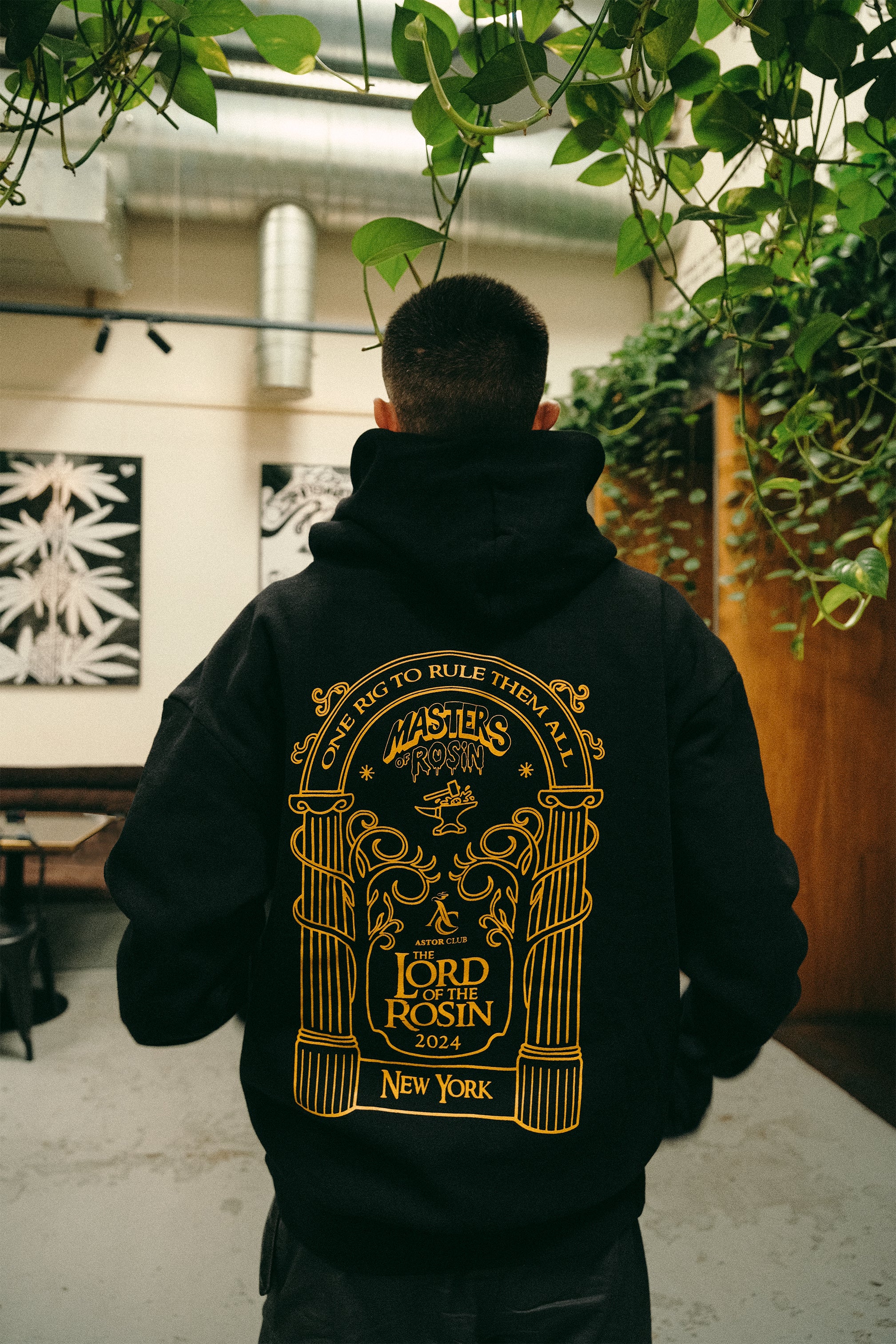 MASTERS OF ROSIN 2024 NYC EDITION - HOODIE 'THE LORD OF THE ROSIN'