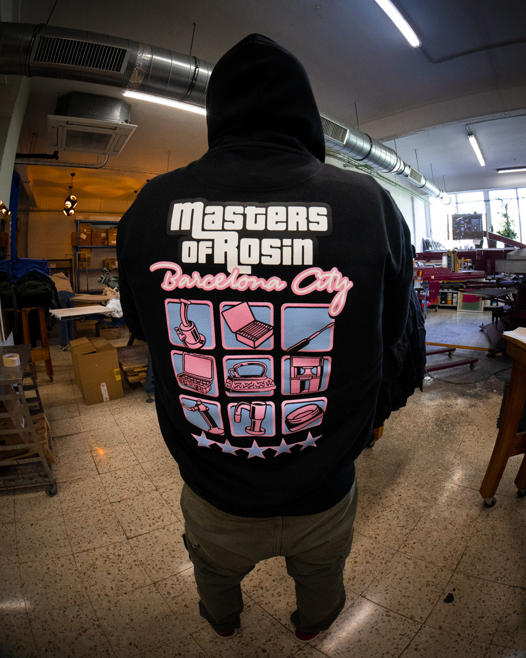 MASTERS OF ROSIN 2025 BCN EDITION - ZIP UP HOODIE 'GTA'