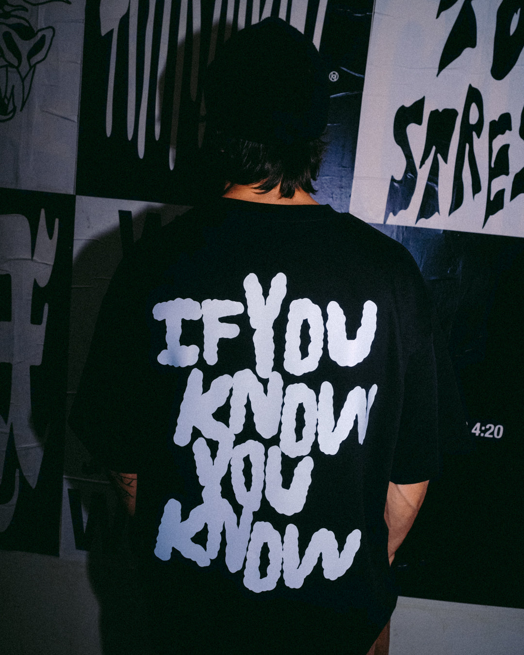 IF YOU KNOW YOU KNOW T-SHIRT BLACK