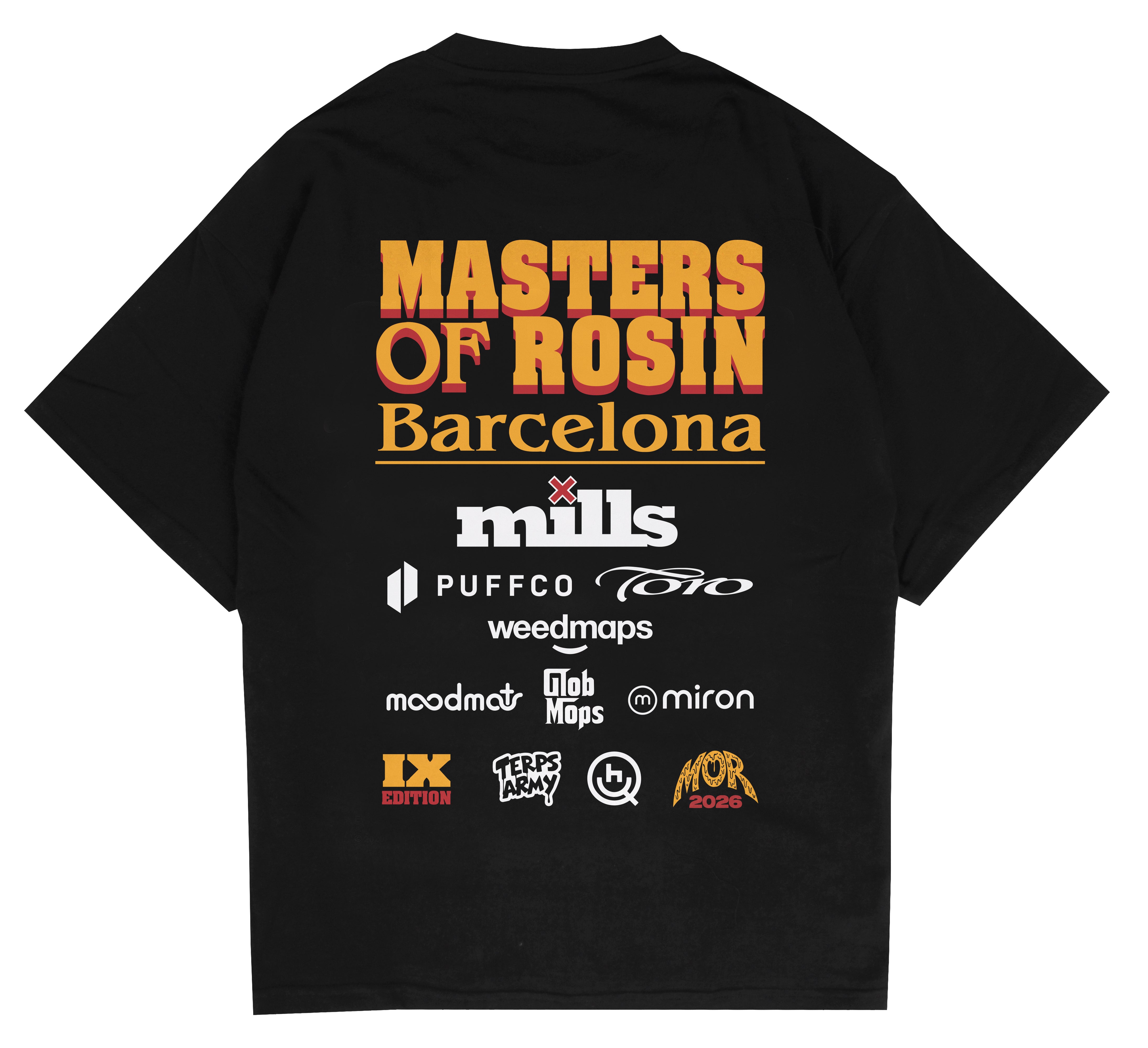 MOR BCN 2026 T-SHIRT BLACK
